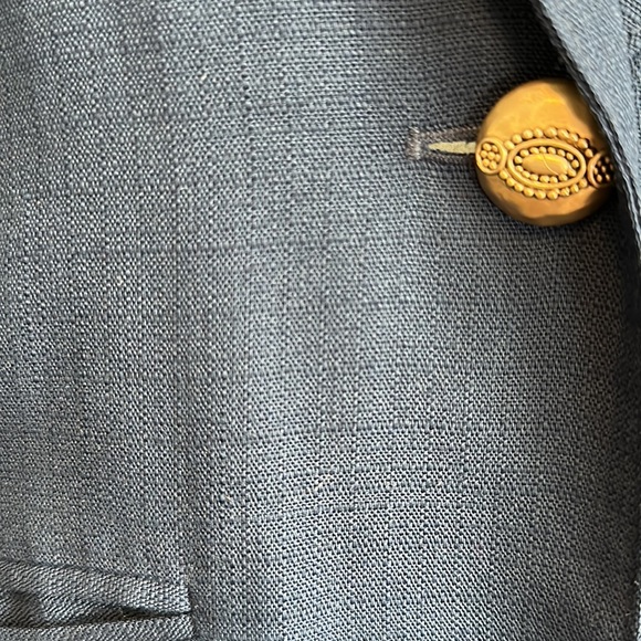 Vintage linen like blazer - Picture 4 of 4
